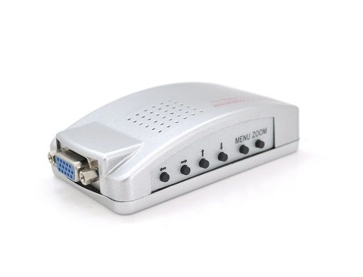 Адаптер Voltronic VGA - VGA+S-Video+RCA (F/F), Grey (YT-C-VGA(IN)/S-Video(OUT)/05930)