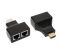 Адаптер Voltronic HDMI - 2хRJ-45 (M/F), Black (YT-SCPE HDMI/2P-30m720P/08516)