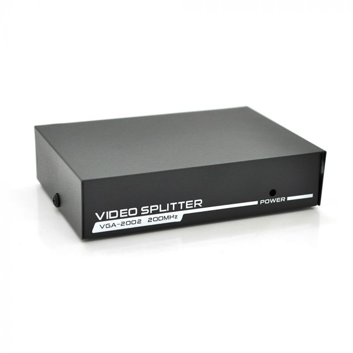 Активний спліттер VGA сигналу Voltronic KV-FJ2502S 200MHz 2 Port, DC5V/1A (VGA2002/03357)