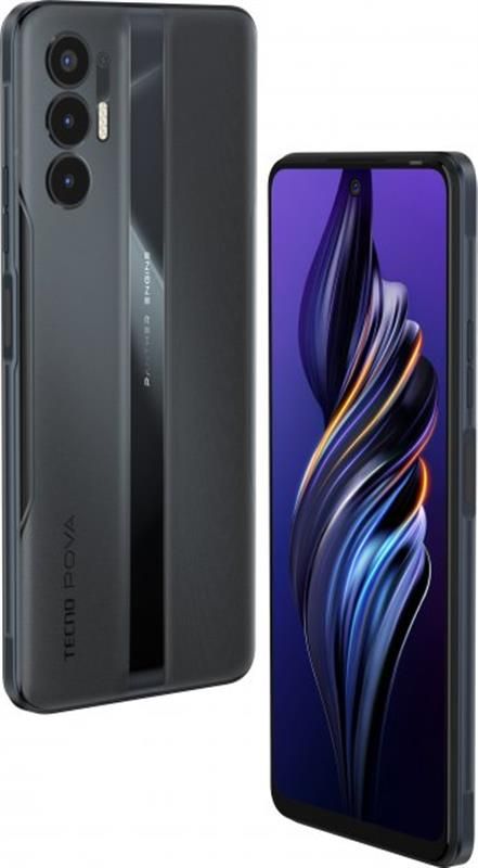 Смартфон Tecno Pova-3 (LF7n) 6/128GB Dual Sim Eco Black (4895180781629)