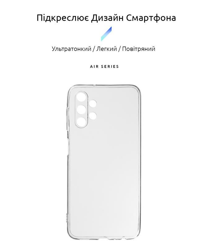 Чохол-накладка Armorstandart Air для Samsung Galaxy A13 SM-A135 Camera Cover Transparent (ARM62183)