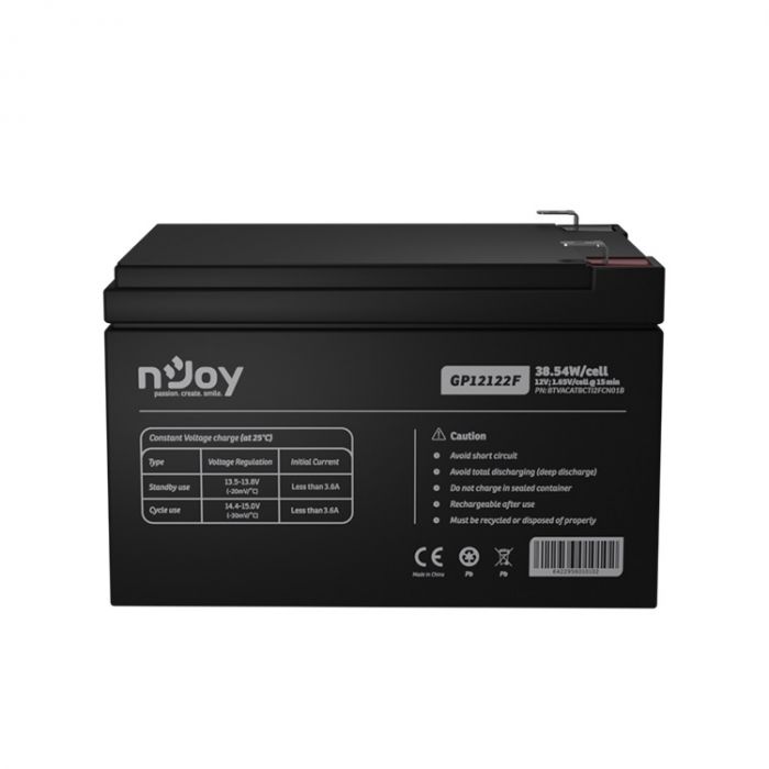 Акумуляторна батарея Njoy GP12122F 12V 12AH (BTVACATBCTI2FCN01B) AGM