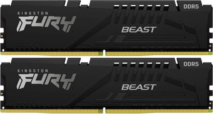 Модуль пам`яті DDR5 2х16GB/5200 Kingston Fury Beast Black (KF552C36BBEK2-32)