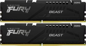 Модуль пам`яті DDR5 2x16GB/5200 Kingston Fury Beast Black (KF552C36BBEK2-32)