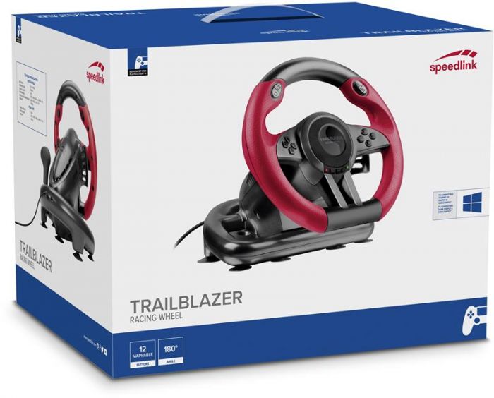 Руль Speed Link Trailblazer Racing Wheel (SL-450500-BK) Black/Red USB