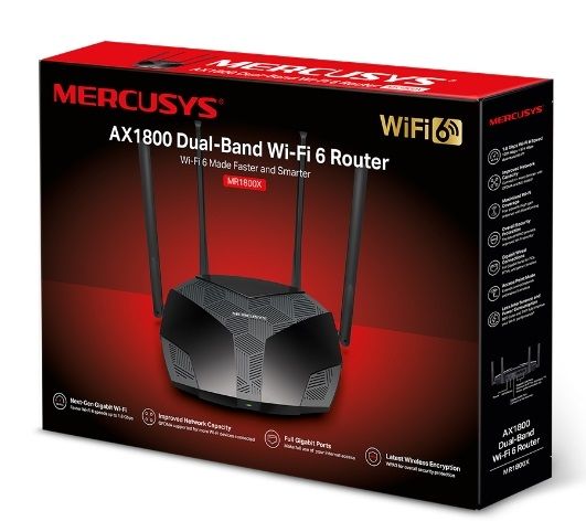 Бездротовий маршрутизатор Mercusys MR1800X