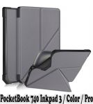 Чохол-книжка BeCover Ultra Slim Origami для PocketBook 740 Inkpad 3/Color/Pro Gray (707455)