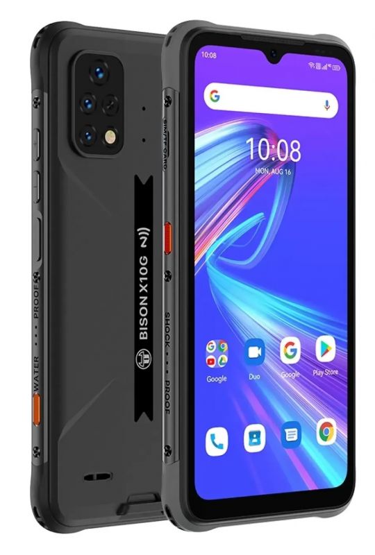 Смартфон Umidigi Bison X10G NFC 4/64GB Dual Sim Hack Black_