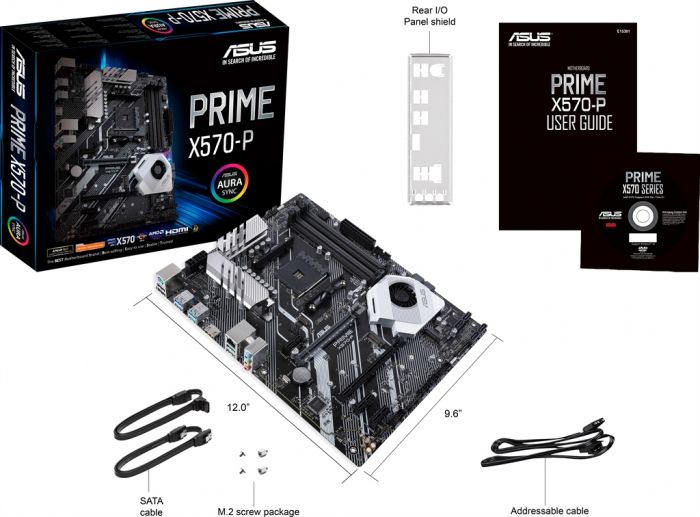 Материнська плата Asus Prime X570-P Socket AM4