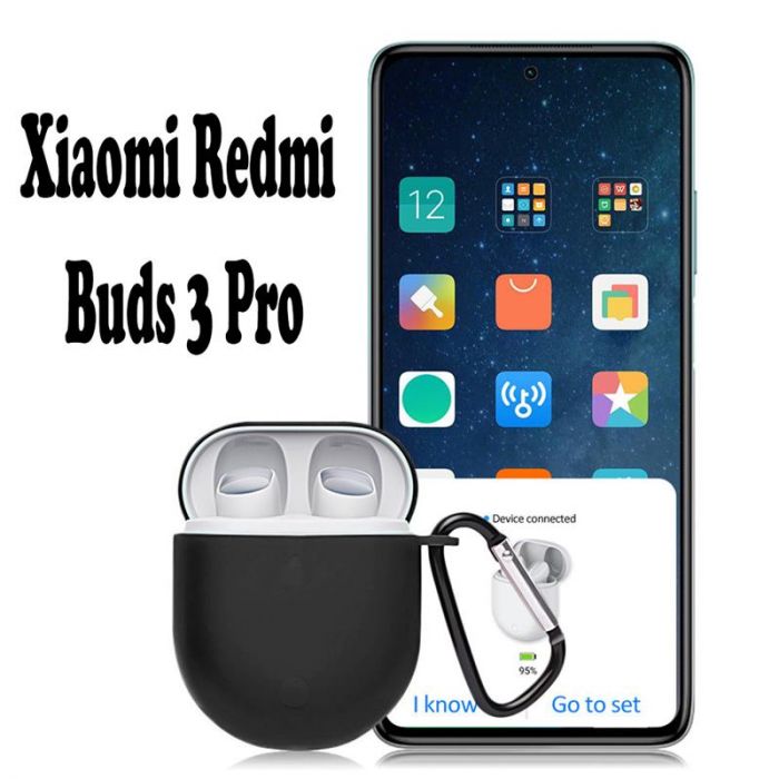 Чохол BeCover Silicon для Xiaomi Redmi Buds 3 Pro Dark Green (707463)