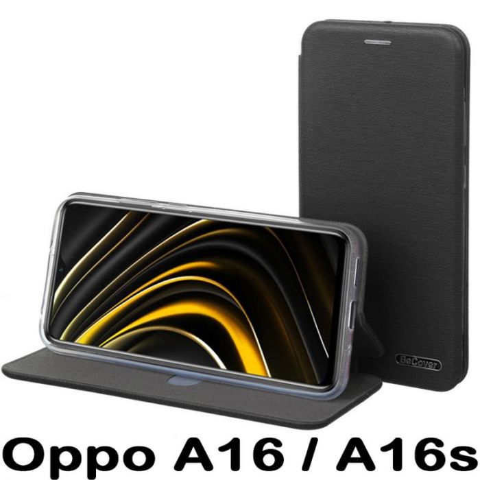 Чохол-книжка BeCover Exclusive для Oppo A16/A16s Black (707922)