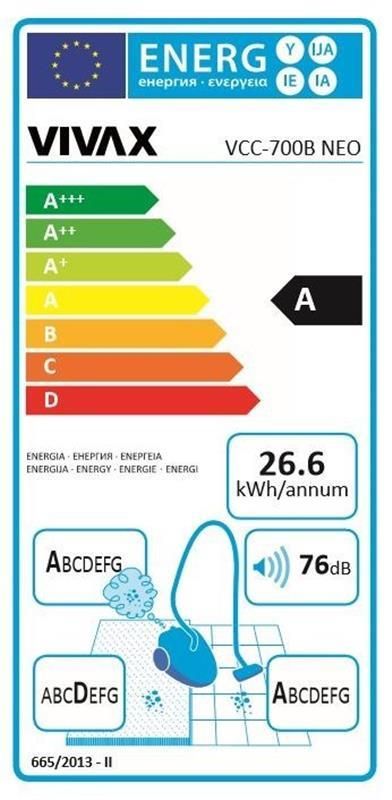 Пилосос Vivax VCC-700B Neo
