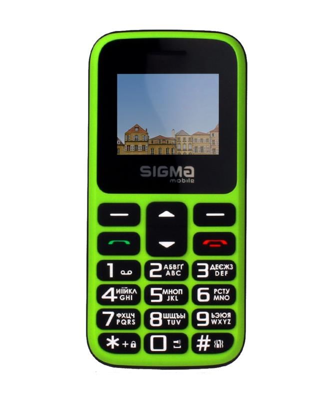 Мобільний телефон Sigma mobile Comfort 50 Hit 2020 Dual Sim Green (4827798120941)