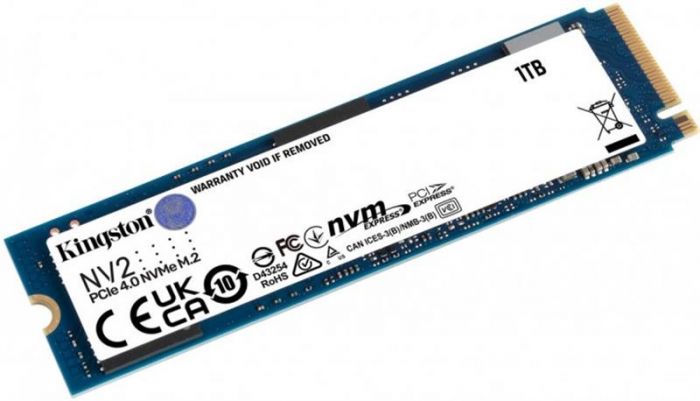 Накопичувач SSD 1TB M.2 NVMe Kingston NV2 M.2 2280 PCIe Gen4.0 x4 (SNV2S/1000G)