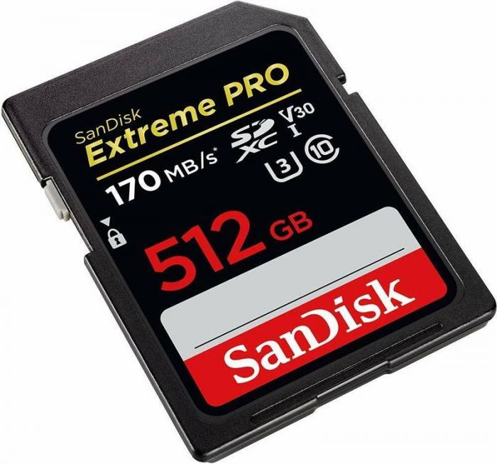 Карта пам`яті SDXC 512GB UHS-I/U3 Class 10 SanDisk Extreme Pro R170/W90MB/s (SDSDXXY-512G-GN4IN)