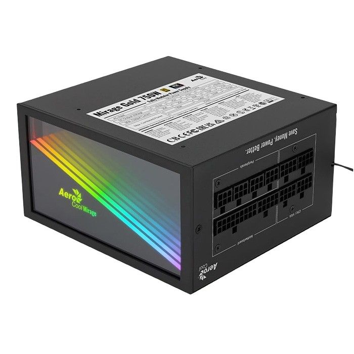 Блок живлення AeroCool Mirage Gold 750 Fully Modular (ACPG-MF75FEC.11) 750W