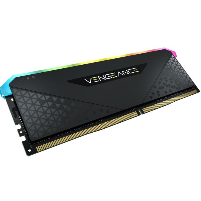 Модуль пам`ятi DDR4 16GB/3600 Corsair Vengeance RGB RS Black (CMG16GX4M1D3600C18)