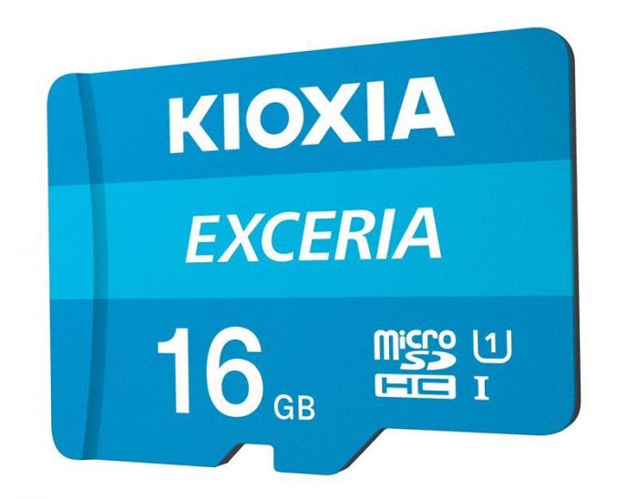 Карта пам`ятi MicroSDHC 16GB UHS-I Class 10 Kioxia Exceria R100MB/s (LMEX1L016GG2) + SD-адаптер