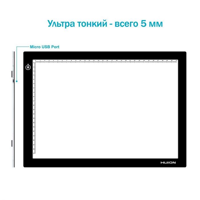 LED планшет (світлокопіювальний) Huion L4S + рукавичка