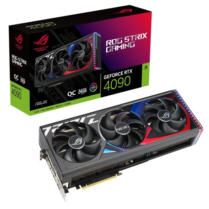 Відеокарта GF RTX 4090 24GB GDDR6X ROG Strix Gaming OC Asus (ROG-STRIX-RTX4090-O24G-GAMING)