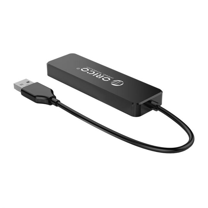 Концентратор USB2.0 Orico FL01-BK-BP 4хUSB2.0 Black (CA913237)