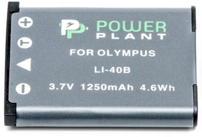 Аккумулятор PowerPlant Olympus Li-40B, Li-42B, D-Li63, NP-45, NP-80, EN-EL10 1250mAh (DV00DV1090)