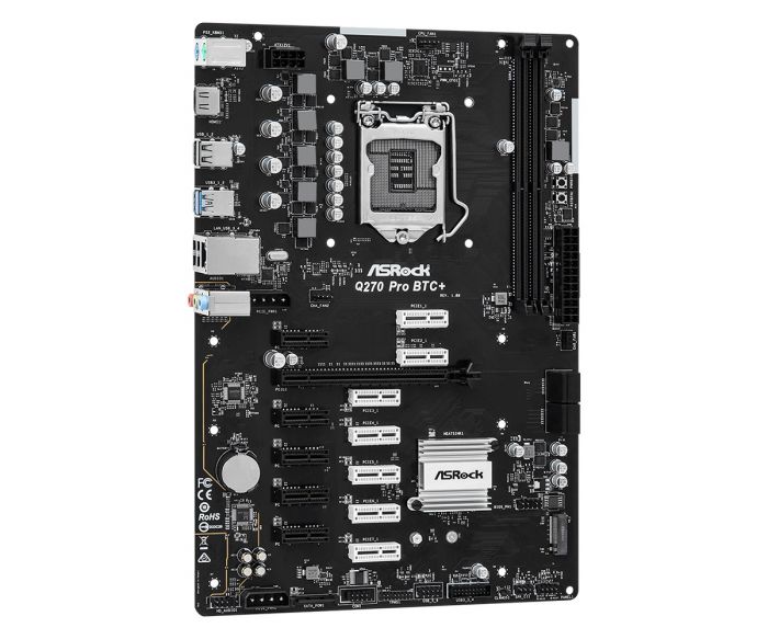 Материнська плата ASRock Q270 PRO BTC+ Socket 1151