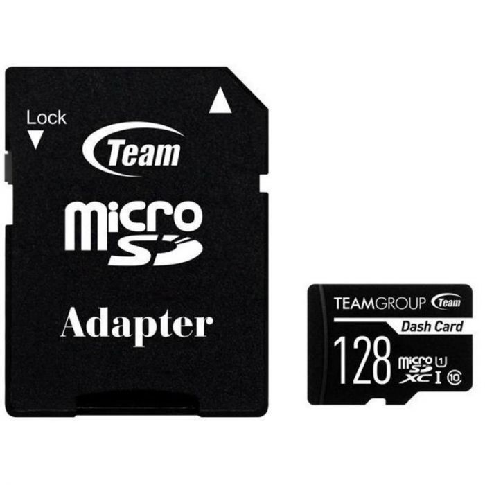 Карта пам`ятi MicroSDXC 128GB UHS-I Class 10 Team Dash Card + SD-adapter (TDUSDX128GUHS03)