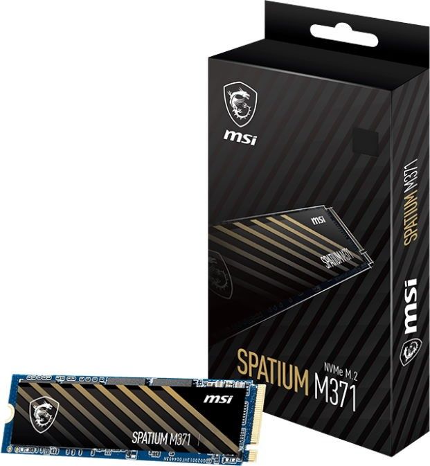 Накопичувач SSD  500GB MSI Spatium M371 M.2 2280 PCIe 3.0 x4 NVMe 3D NAND TLC (S78-440K120-P83)