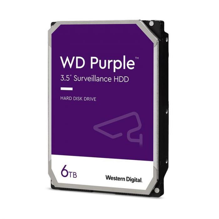 Накопитель HDD SATA 6.0TB WD Purple 56400rpm 256MB (WD63PURZ)