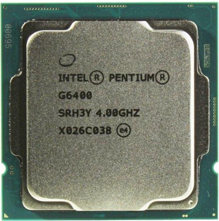 Процесор Intel Pentium Gold G6400 4.0GHz (4MB, Comet Lake, 58W, S1200) Tray (CM8070104291810)