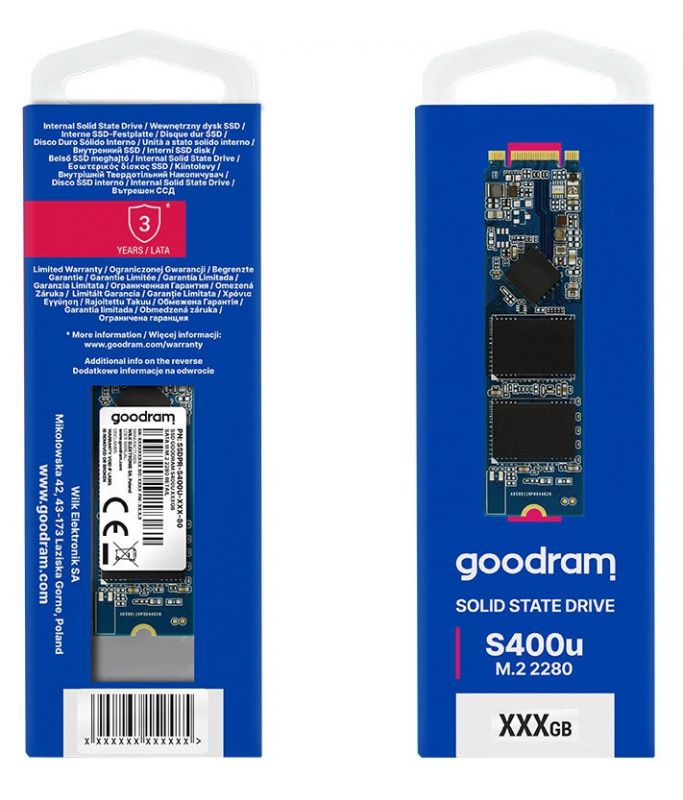 Накопичувач SSD  120GB GOODRAM S400u M.2 2280 SATAIII TLC (SSDPR-S400U-120-80)
