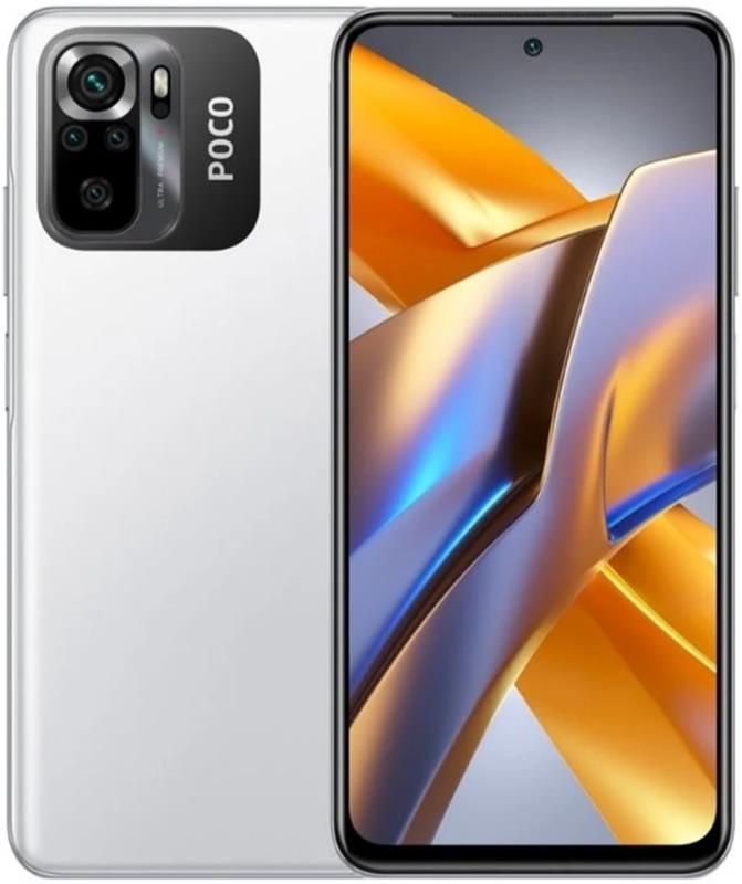 Смартфон Xiaomi Poco M5S 6/128GB Dual Sim White EU_
