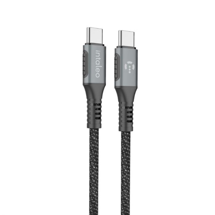 Кабель Intaleo CBGPD60WTT2 USB Type-C - USB Type-C (M/M), 2 м, Grey (1283126518102)