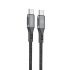 Кабель Intaleo CBGPD60WTT2 USB Type-C - USB Type-C (M/M), 2 м, Grey (1283126518102)