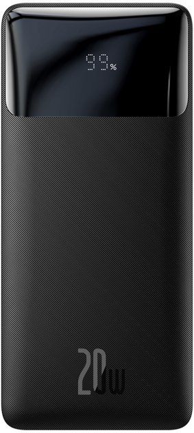 Універсальна мобільна батарея Baseus Bipow Digital Display 20W 20000 mAh Black (PPDML-M01) (1283126558764)