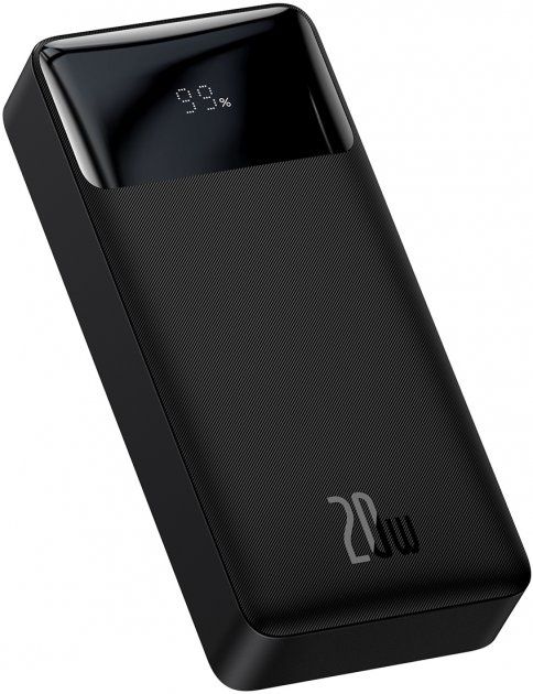 Універсальна мобільна батарея Baseus Bipow Digital Display 20W 20000 mAh Black (PPDML-M01) (1283126558764)