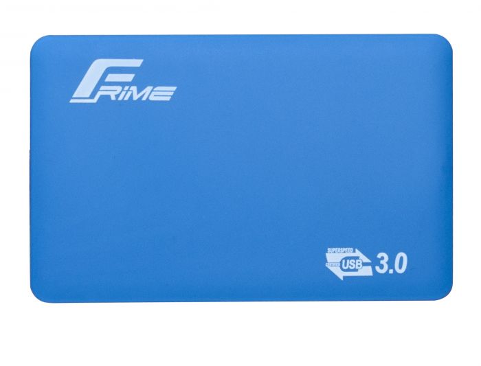 Зовнішня кишеня Frime SATA HDD/SSD 2.5", USB 3.0, Soft touch, Blue (FHE31.25U30)