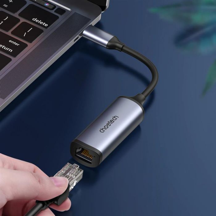 Мережевий адаптер Choetech HUB-R02 USB-C to RJ45 2.5Gbps