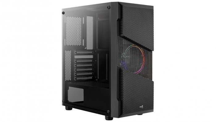 Корпус AeroCool Menace Saturn FRGB-G-BK-v1 (ACCM-PV20013.11) Black без БЖ