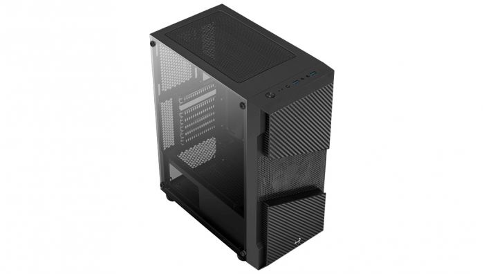 Корпус AeroCool Menace Saturn FRGB-G-BK-v1 (ACCM-PV20013.11) Black без БЖ