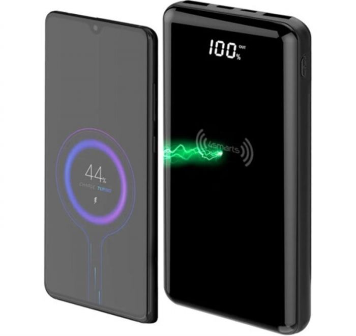 Універсальна мобільна батарея 4smarts VoltHub Ultimate 2 10000mAh QC, PD 18W, Wireless, Black