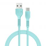 Кабель ACCLAB AL-CBCOLOR-T1MT USB-USB Type-C 1.2м Mint (1283126518256)