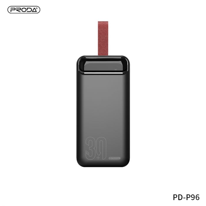 Універсальна мобільна батарея Proda PD P-96 30000mAh Black (PRD-PD-96-BK)