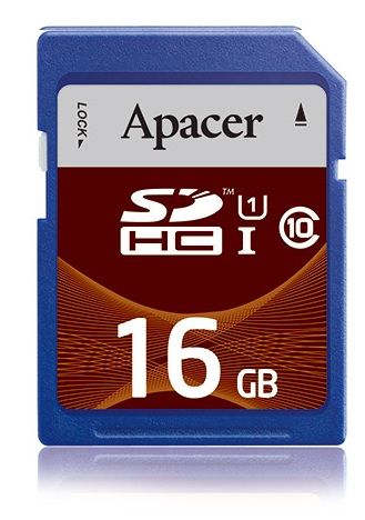 Карта пам`ятi SDHC 16GB UHS-I Class 10 Apacer (AP16GSDHC10U1-R)