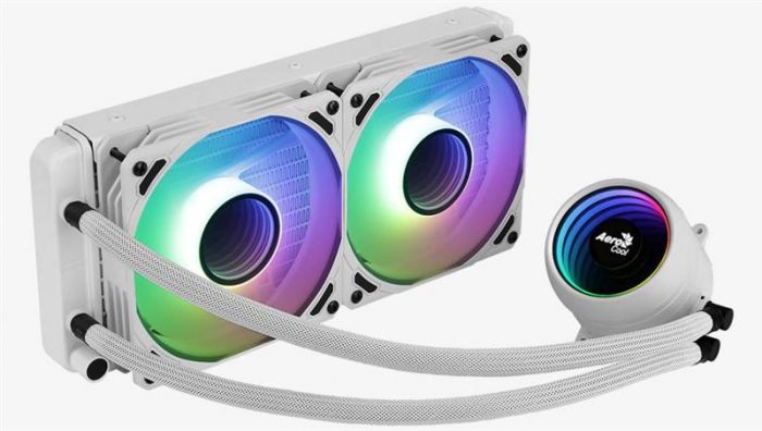 Система водяного охолодження AeroCool Mirage L240 WH (ACLA-MR24127.73)