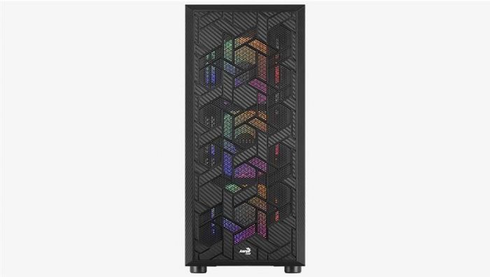 Корпус AeroCool Hive-G-BK-v2 (ACCM-PV27043.11) Black без БЖ