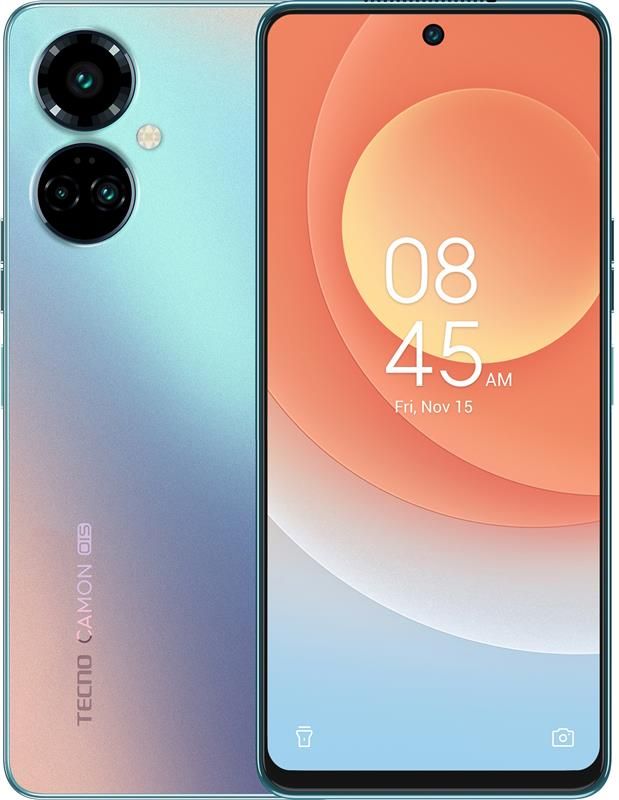 Смартфон Tecno Camon 19 Pro (CI8n) 8/128GB Dual Sim Polar Blue (4895180784460)