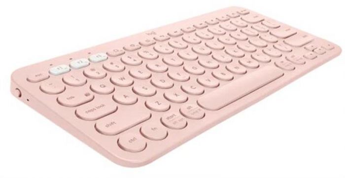 Клавіатура бездротова Logitech Wireless K380 for MAC UA Rose (920-010406)