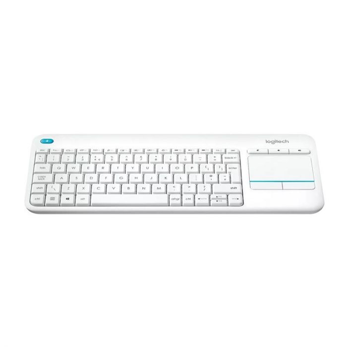 Клавіатура бездротова Logitech K400 Plus White (920-007146)